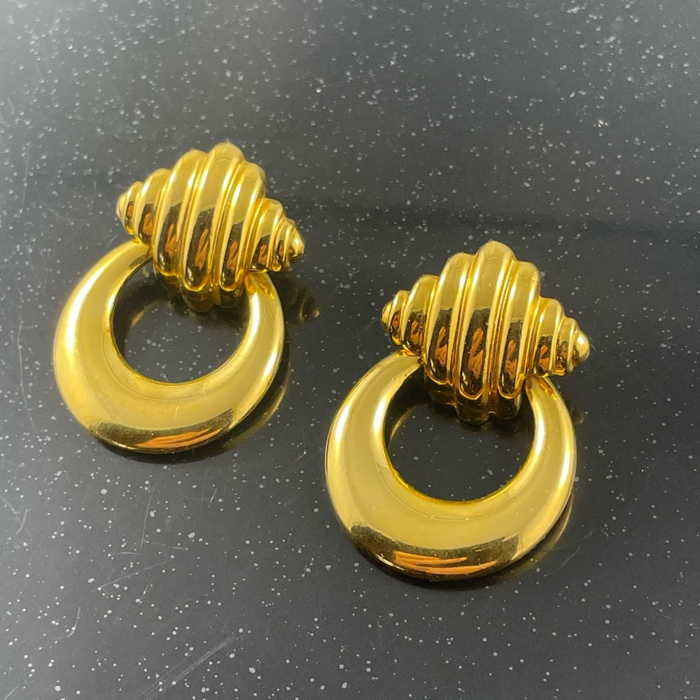 Elegant Gold-Tone Earrings